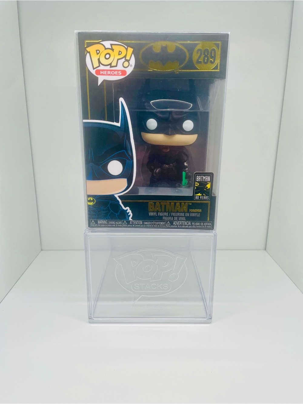 Funko Pop! Batman Vinyl Figure (#289) - 80th ANNIVERSARY EDITION!